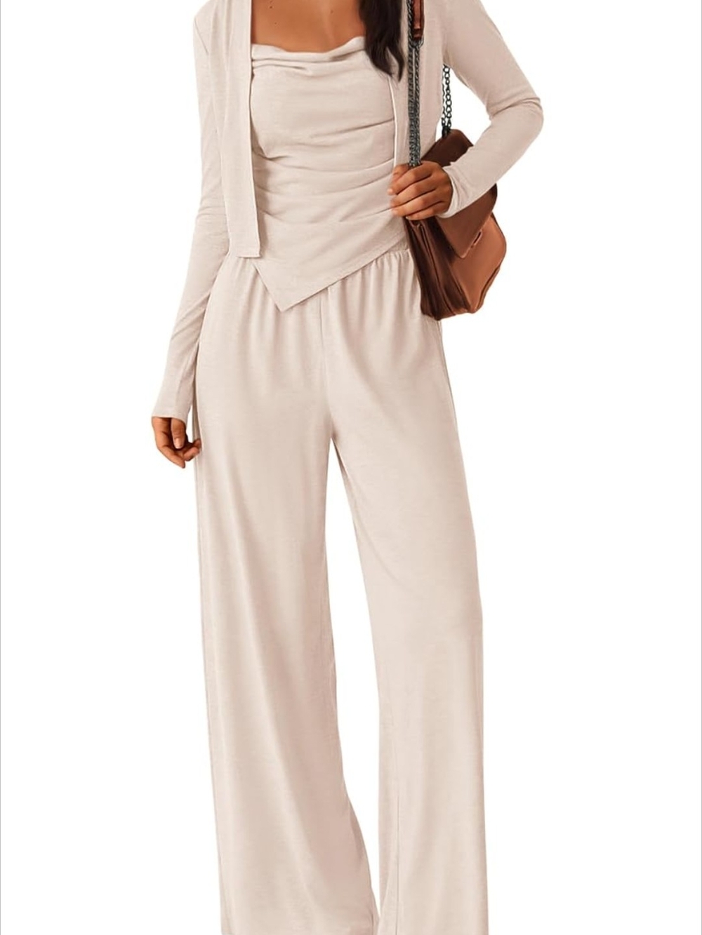 Cozy Wide-Leg 3 Piece Loungewear Set